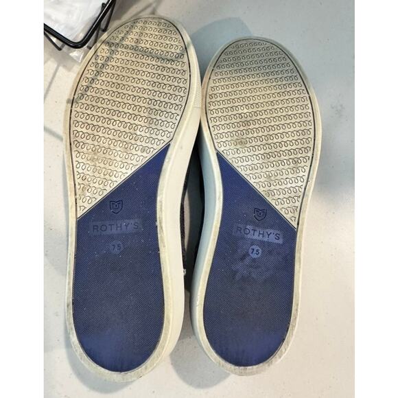 Rothy's The Sneaker Grey Camo Slip-Ons Size 7.5 - Picture 3 of 3